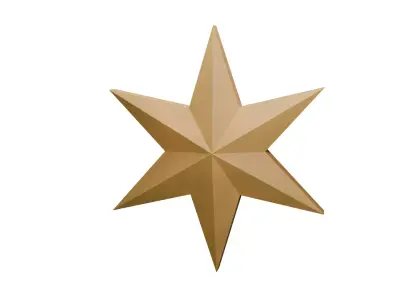 Christmas star Free 3D model