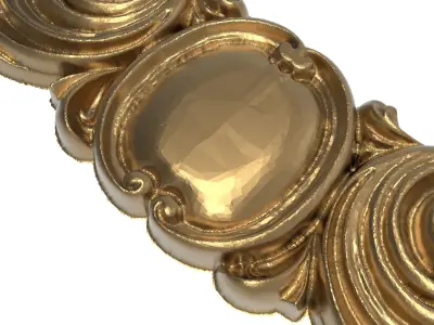  decorative pattern ready for 3D printing 3D model