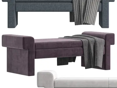 Jada Bench By Mgbwhome 3D model