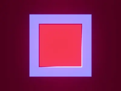 Glowing Cube 3D model