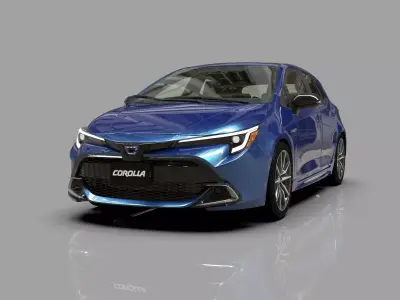 Toyota Corolla sport hatchback 2020-2023 Organizing 3D model