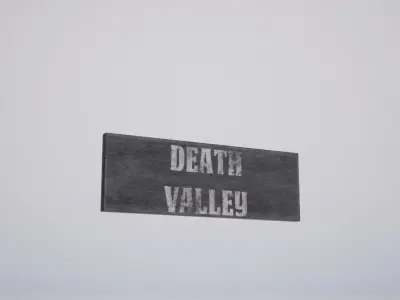 Pannel War Low-poly 3D model