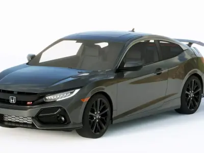 Honda Civic Coupe 2020 3D model