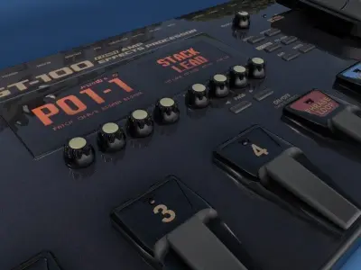 Boss GT100 3D model