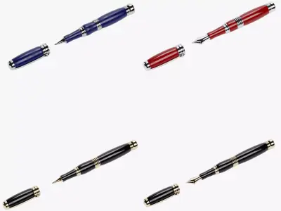 -Luxury Pens- 3D Model Pack