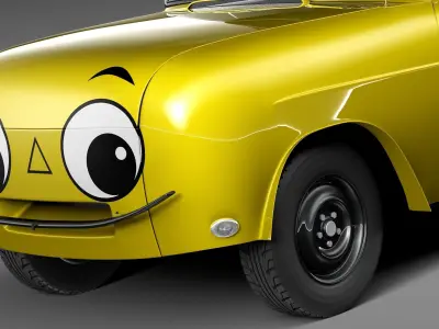 mr beep  sample model Free 3D model