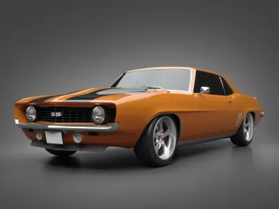 1969 Chevrolet Camaro SS 3D model