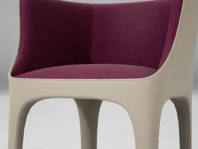 Giorgetti Diana Chair UE4 Low-poly 3D model