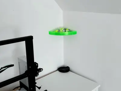 Corner shelf 3D print model