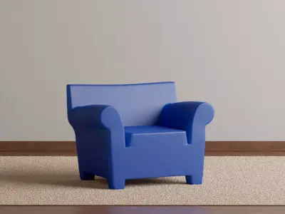 Bubble Club Arm Chair 3D model