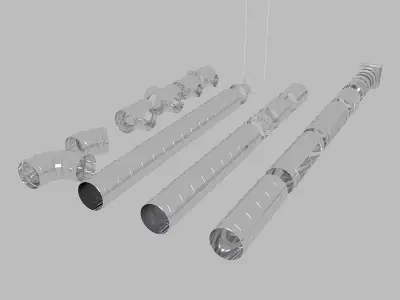Ventilation systems 3D model