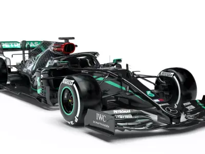 F1 Mercedes W11 2020  3D model