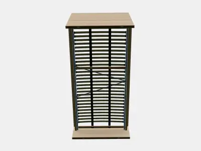MALM Bed frame high 44 3D model