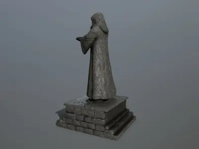 statue 1 lord of rings Low-poly 3D model