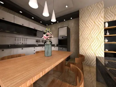 interior life room 3D model