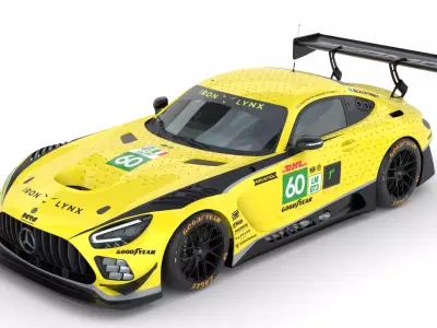 Mercedes AMG lmgt3 2025 3D model