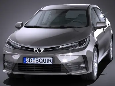 Toyota Corolla 2017 3D model