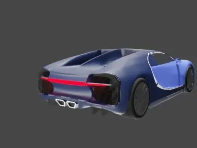 bugatti chiron 3D model