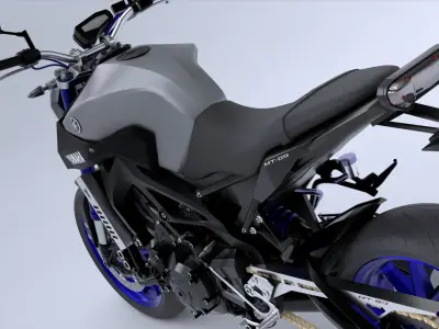 Yamaha MT-09 2014 3D model