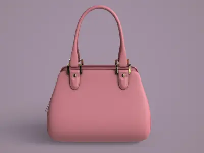 Hand Bag Game Ready Low-poly 3D model