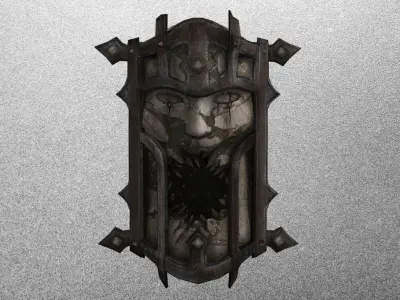 Pack Architecture Element 001 - 005 Low-poly 3D model