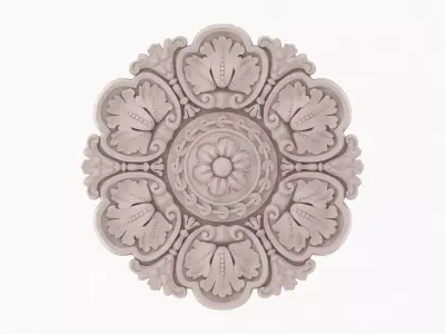 Classic Ceiling Medallion 53 3D model