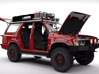 TOYOTA 4RUNNER 1989 ARB 4X4  Low-poly 3D model