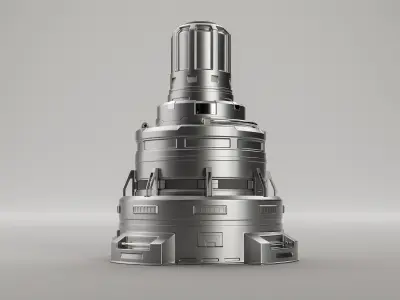 Sci-Fi Industrial Object 02 3D model