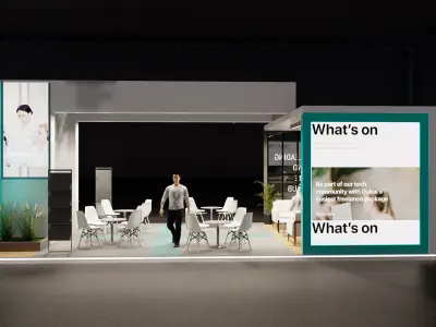 Exhibition stand  3D model