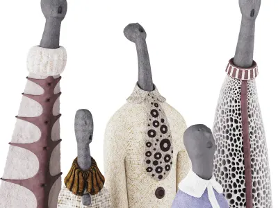 Kvintet  Decorative set 3D model