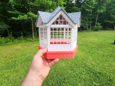 High Definition 3d Printed Decorative Tea Room 3D print model