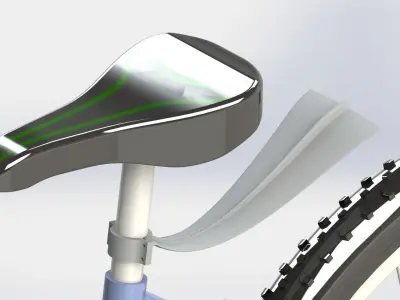 SharkFin plastic wall bracket 3D print model