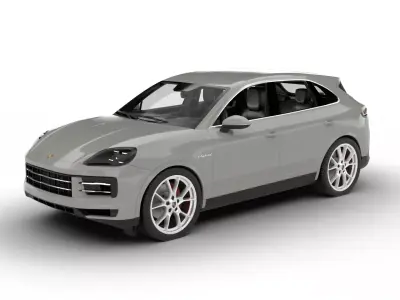 Porsche Cayenne S E-Hybrid 2025 3d model 3D model