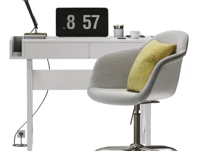 Hunter Grey  workplace selseyliving 3D model