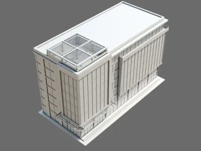 Office Building ID045 3D model