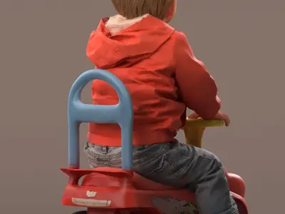  00022Pepijn001 Toddler Boy 3D Model 3D model