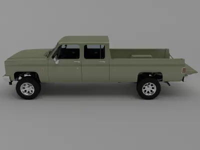 Pick-up 6 pickup truck 3D model