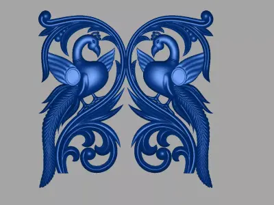 tow birds design20 3D model