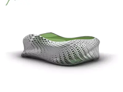 Grasshopper  EX 10  Graph mapper  Attractor curve 3D model