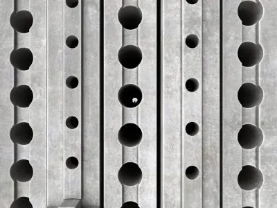 Plate wall n1 3D model