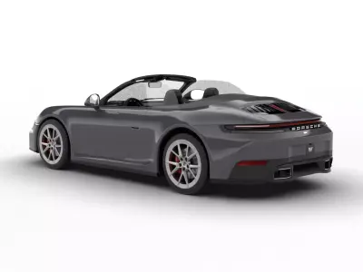 Porsche 911 Carrera 4S Cabrio 2025 3d model 3D model