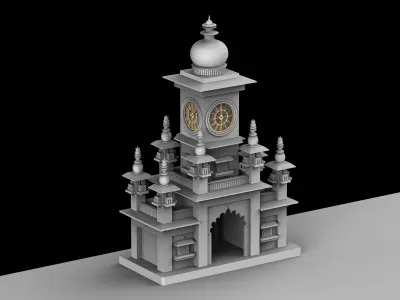 Jodhpur Clock Tower  3D model
