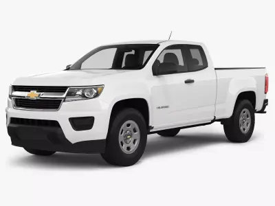 Chevrolet Colorado 2018 Extended Cab 3D model
