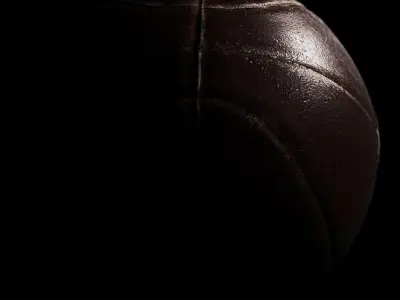 Vintage Basket Ball Low-poly 3D model