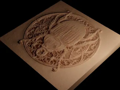 Beetle CNC 3d Print High Relief Sand Casting 3D print model