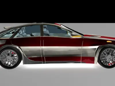 Mercedes XCL AMG 63 GTR concept model 3D model