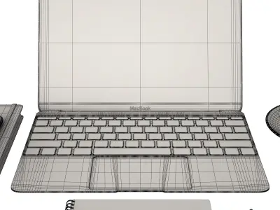 Workspace White  3D model