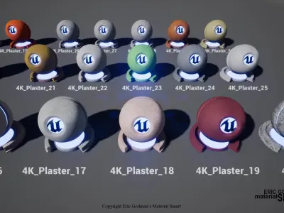 Optimized Plaster World Aligned Materials 3D model