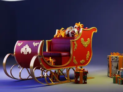 sleigh 3D model
