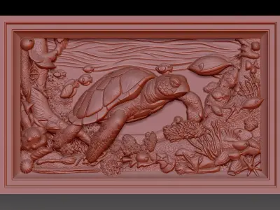  Turtle 3D print model